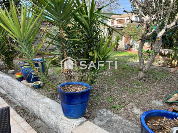 Maison familiale 144 m² – 4 chambres- bureau  – Jardin – Garage .