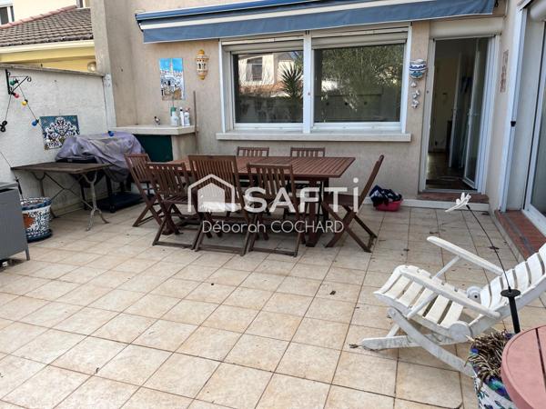 Maison familiale 144 m² – 4 chambres- bureau  – Jardin – Garage .