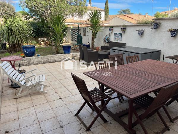 Maison familiale 144 m² – 4 chambres- bureau  – Jardin – Garage .