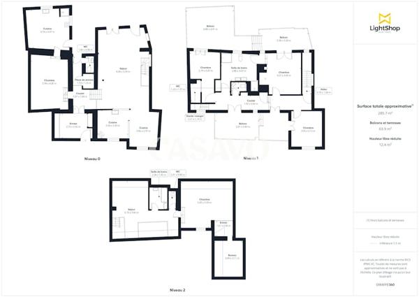 Vente Maison 6 pièces de 226m² - 95410 Groslay