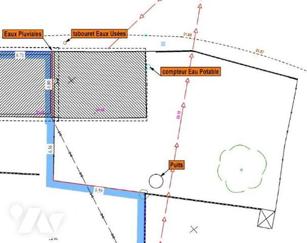 Terrain avec dépendance en pierre LA CHAPELLE SUR ERDRE