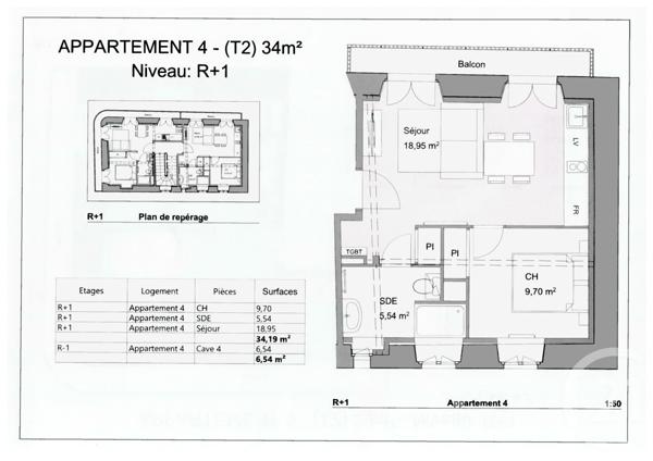 Appartement F2 à vendre  2 pièces - 34,19 m2 CAUTERETS - 65