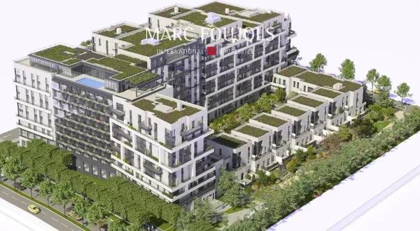 Suresnes – Appartement 2 pièces neuf avec terrasse au sein d’une résidence d’exception aux portes de Paris 3T26