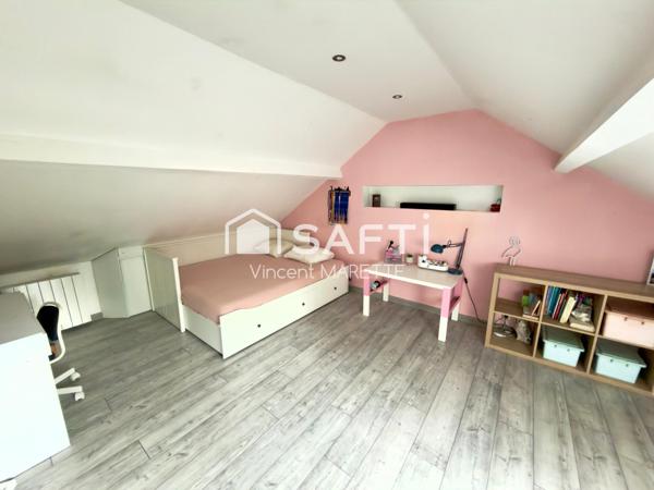 Maison familiale de 117 m², vivable de plain-pied, sans mitoyenneté