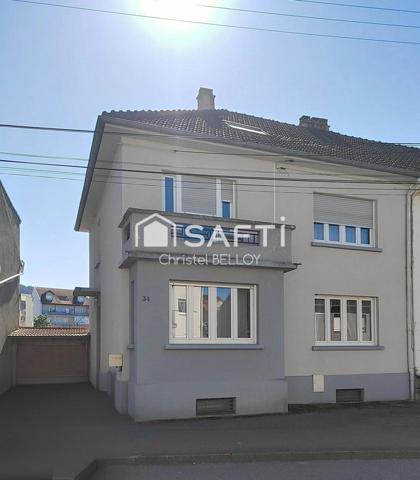 Maison familiale - 147m2, 3 chambres - 1 jardin de 6Ares.