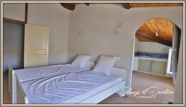 🏡 Capestang – Maison en pierre avec local 60 m² & appartement 127 m² + terrasse tropézienne