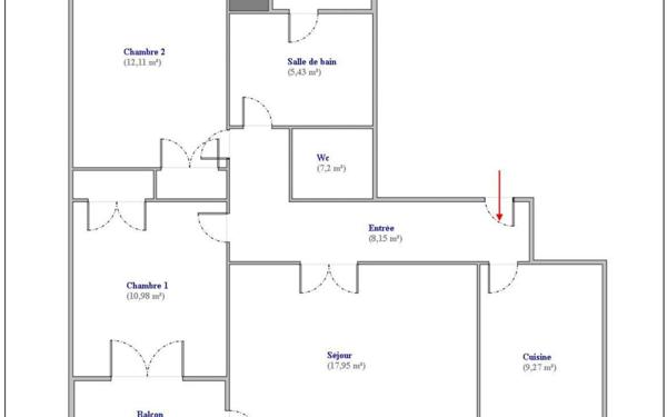 Appartement à vendre    4 pièces • 71 m2 Lyon 8