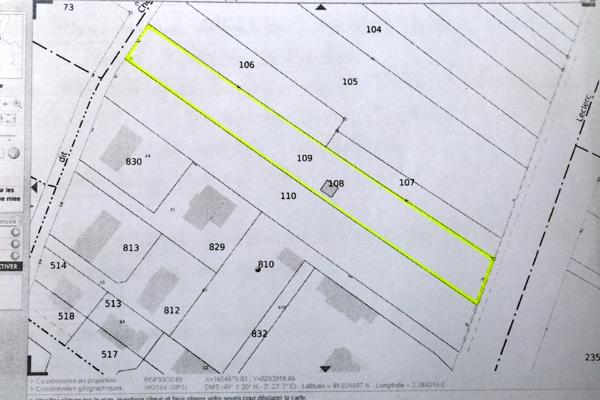 Écouen (95440) ECOUEN 95440 TERRAIN CONSTRUCTIBLE