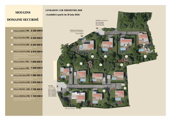 Terrain à vendre  MOUGINS (06)