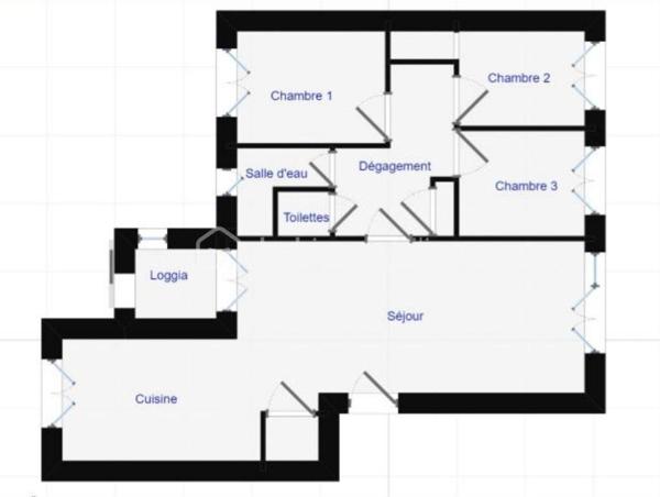 Appartement de 71 m²