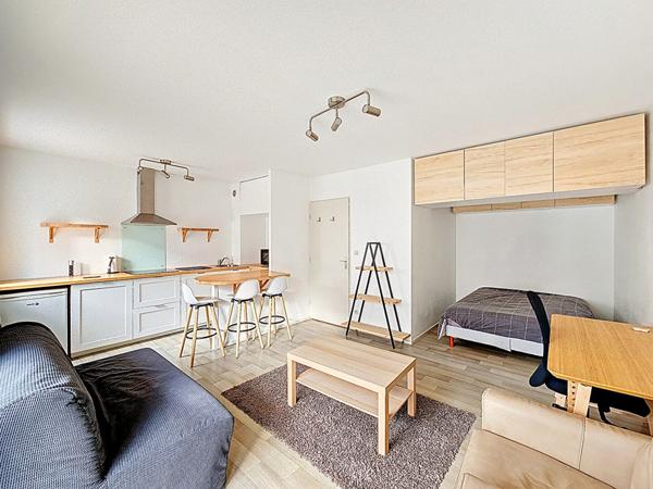 À vendre ? NANCY_Quartier Provencal / Nabecor_F1 bis 32 m² avec parking et terrasse ? Idéal investisseur ou étudiant.e