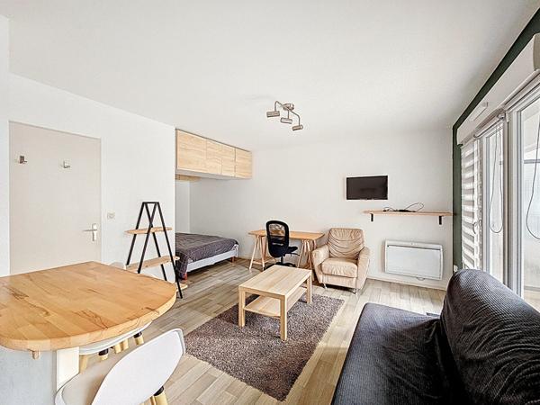 À vendre ? NANCY_Quartier Provencal / Nabecor_F1 bis 32 m² avec parking et terrasse ? Idéal investisseur ou étudiant.e