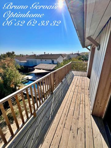 VILLA CONTEMPORAINE A OSSATURE BOIS D'INSPIRATION WEST COAST A VENDRE A FRONTIGNAN