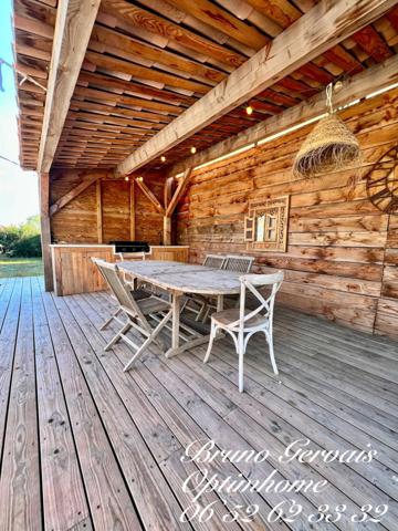 VILLA CONTEMPORAINE A OSSATURE BOIS D'INSPIRATION WEST COAST A VENDRE A FRONTIGNAN