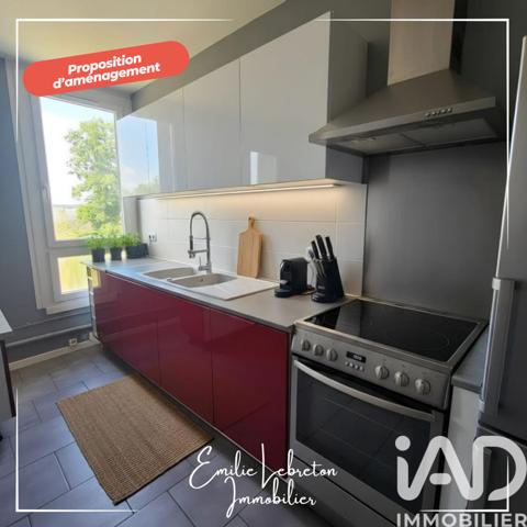 Appartement à vendre 2 pièces 41,4 m² Saint-Pierre-lès-Elbeuf