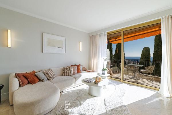 Panorama azuréen pour cet appartement contemporain à Nice