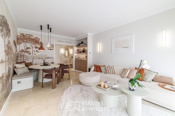 Panorama azuréen pour cet appartement contemporain à Nice