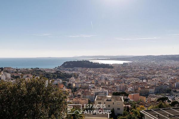 Panorama azuréen pour cet appartement contemporain à Nice