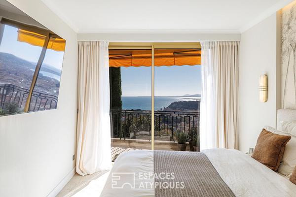 Panorama azuréen pour cet appartement contemporain à Nice