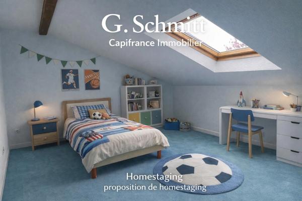 Maison bourgeoise 8 pièces  sur 14 Ares CERNAY (68) Secteur frontalier