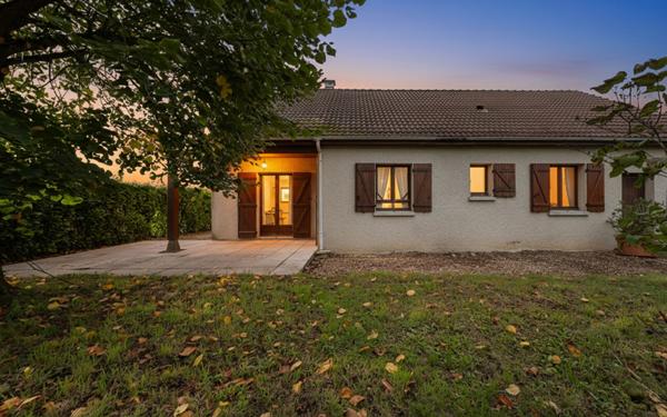 Maison de plain pied à vendre à Crissey - 4 pièces, 3 chambres, jardin, garage et combles aménageables