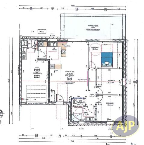 Maison à louer Treize Septiers : 4 pièces, 80m² avec 3 chambre(s) à 942€ - AJP Immobilier Montaigu