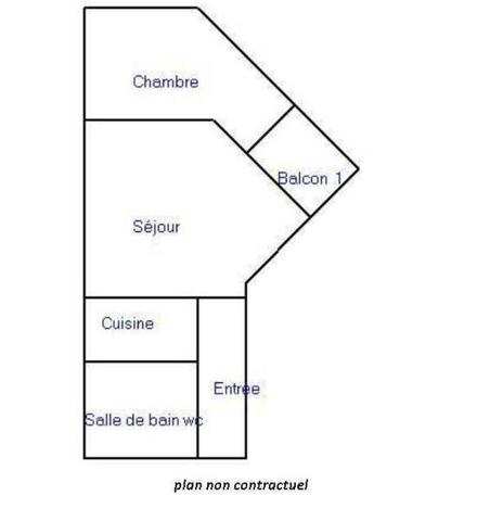 Appartement 2 pièces - 44000 Nantes