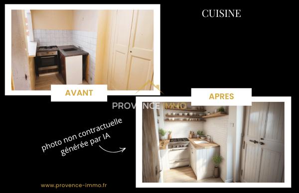 Digne-les-Bains (04000) NOUVELLE EXCLUSIVITÉ !!!!! T2 À FORT POTENTIEL EN CENTRE-VILLE DE DIGNE-LES-BAINS