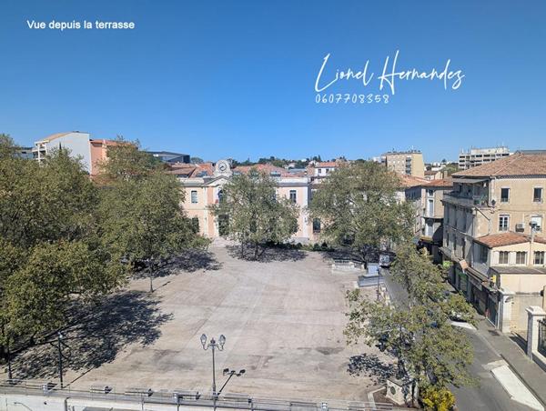 Alès, centre historique : Appartement Duplex d'exception - 125 m² - Dernier étage - Terrasse tropézienne avec vue panoramique