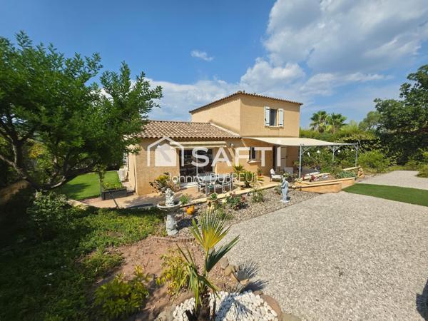 PIGNANS - SUPERBE VILLA 120M2 AVEC JARDIN 721M2, TERRASSE, GRAND GARAGE AU CALME