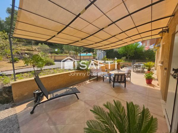 PIGNANS - SUPERBE VILLA 120M2 AVEC JARDIN 721M2, TERRASSE, GRAND GARAGE AU CALME