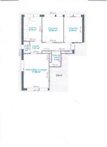 APPARTEMENT T3, 29140 Rosporden centre