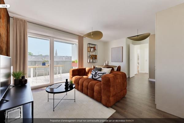 Appartement à vendre |  Couëron |  3 pièces | 55,9 m²