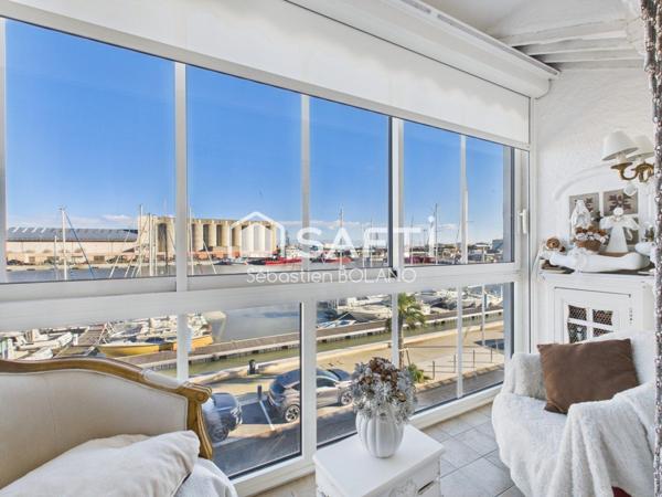 Appartement T3 avec vue imprenable sur le port et les Corbières - Port-la-Nouvelle.
