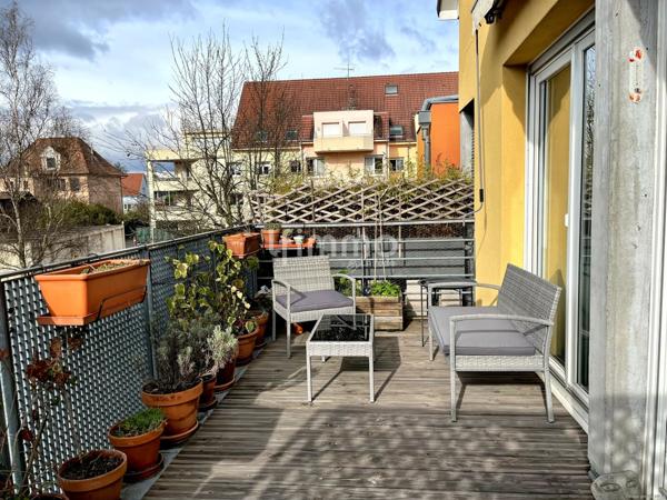 Duplex lumineux avec balcon