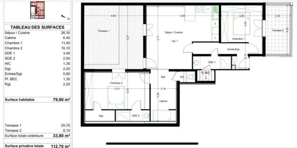 Vente / Appartement T3