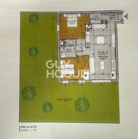 T3 NEUF BOIS GUILLAUME CLINIQUE ST ANTOINE
