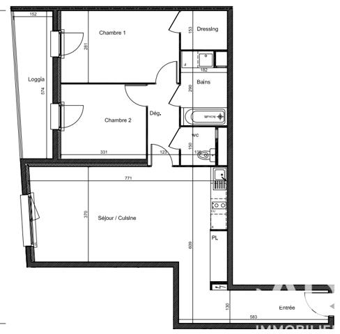 Appartement à vendre 3 pièces 73,17 m² Aubervilliers