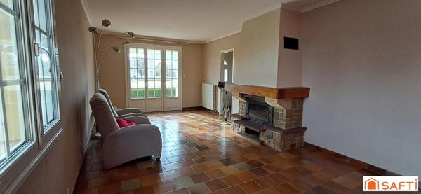 Pavillon cheminée 3 chambres sous sol terrain