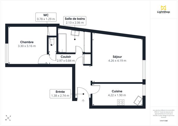 2 pièces 48m² - Cave et Parking - Rue d'Alleray, Paris 15ème