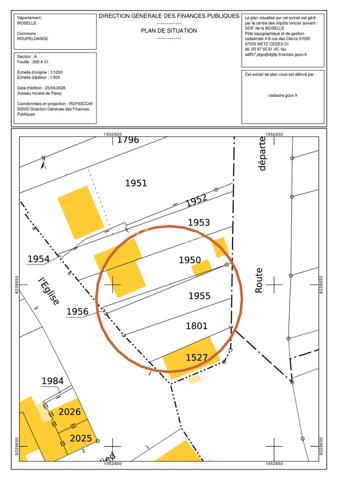 Vente terrain à Batir viabilisé 57220 Roupeldange