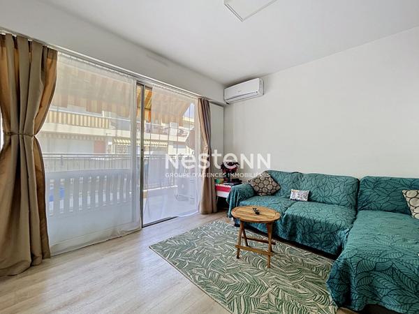 Golfe Juan - Grand studio 28m²  avec coin nuit - Terrasse