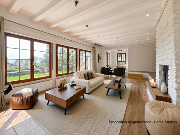 Maison à vendre 5 pièces PREVESSIN MOENS (01) sur un terrain de 2800m2 avec possibilité de division parcellaire