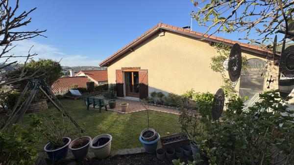 La Ricamarie (42150) Maison plain pied de 90m2 sur 580m2 de terrain