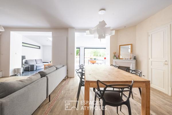Appartement atypique avec jardin et piscine privée