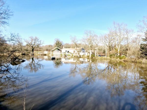 Maiosn d'habitation avec étang