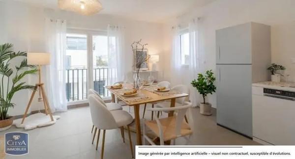 Appartement à louer 2 pièces 45.34m²