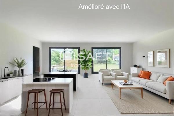 Maison neuve à personnaliser, plain-pied, piscine et garage