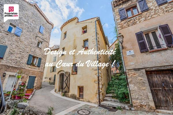 DESIGN ET AUTHENTICITE POUR CETTE MAISON DE VILLAGE UNIQUE !
