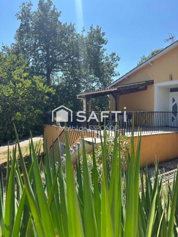 Maison de 140m², 3 chambres garage et jardin